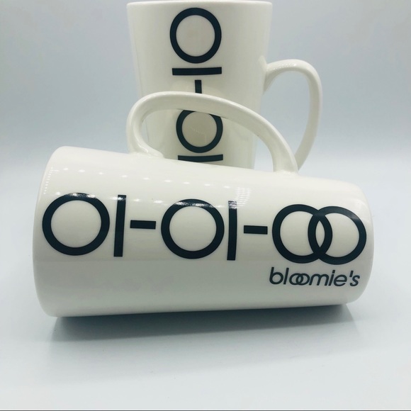 Bloomingdale’s Millennium Y2K Oversized Coffee Mugs Set 2 - Picture 3 of 8
